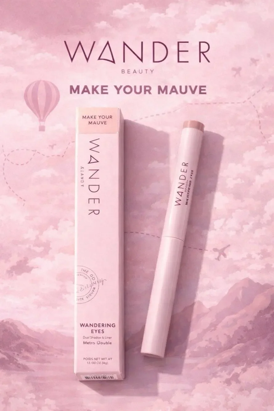 Wander - Beauty Eyeshadow Stick - Make Your Mauve - 0.05 oz/ 1.5 g